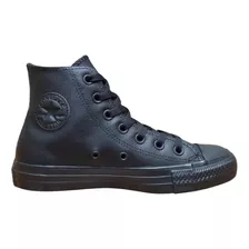 Tenis Sin Género Converse All Star Chuck Taylor Leather High Top Color Negro - Adulto 5 Us