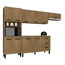 Armário De Cozinha Modulada Elaine 4 Peças Boreal - Ma