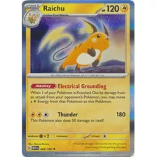 Raichu Holo Raro 151 Pokemon Tcg Original+10 Cartas