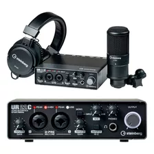 Kit Completo Interface De Audio Stainberg Ur22c Usb 3.0