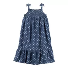 Vestido Solero Jean Carters Talle 4t Original Pilar