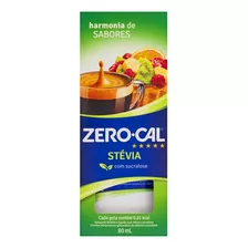 Adoçante Zero Cal Líquido Sem Glúten 80 Ml