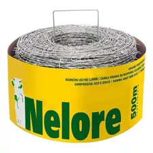 Arame Galvanizado Farpado Rolo 500m Nelore Morlan Cerca