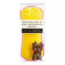 Escova E Desembaraçadora Pet Teezer - Amarelo E Pink