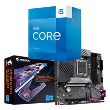 Kit Intel 13ª Geração I5 13600kf + B760m Aorus Elite Ddr4