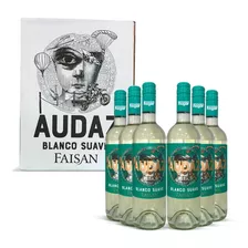 Vino Faisan Audaz Blanco Suave 750 Ml Caja X6 Js Ltda