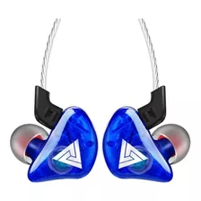 Fone De Ouvido In-ear Qkz Ck5 Azul