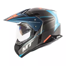 Casco Mt Synchrony Ds Sv Patrol B7 Matt Azul 