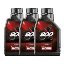 Kit Óleo Motul 800 2t Factory Line Off Road Com 3 Litros