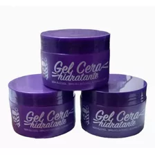 Kit 10 Unidades Gel Cera Hidratante Fixa Profissional 300g 