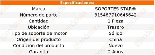 1) Soporte Motor Tras Alfa Romeo 6c 1750 29/33 Soportes Star Foto 2