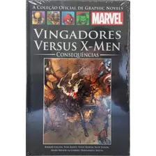 Livro Hq Vingadores Versus X-men Consequências - Graphic Novel Vs Marvel Salvat 90