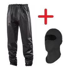 Calça Capa Chuva Frio Moto Roupa Chuva P M G Gg Xgg + Touca