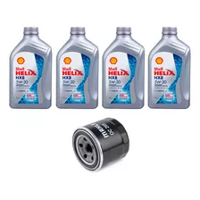 Kit Troca Óleo Shell 5w30 Kia Soul 1.6 16v 124cv 2009/2016