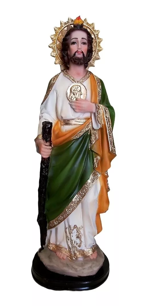 San Judas Tadeo Figura De Resina 42 Cm 