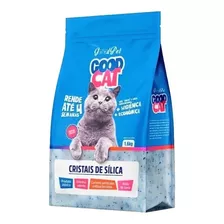 Areia Para Gato Grossa Cristais Sílica Em Gel 1,6kg Goodcat