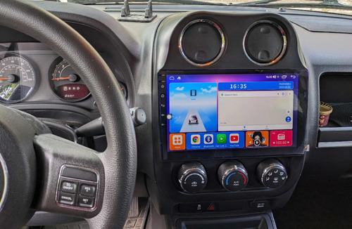 Radio Andorid Carplay 2+32 Jeep Compass 2009-2015 Foto 4