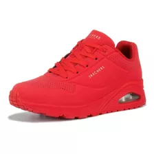 Tenis Skechers Uno Mujer 73690red