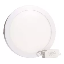 Plafon Led 18w Branco Frio Redondo Sobrepor