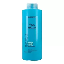 Shampoo Wella Professionals Aqua Purê Invigo En Botella De 1000ml Por 1 Unidad