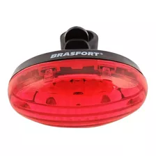 Lanterna Led Brasfort Bicicleta Bike Traseira P/2aaa 7863 Cor Vermelho