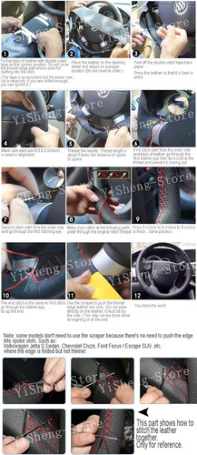 Eiseng Funda Para Volante De Coche Diy Para Kia Sorento Sx S Foto 4