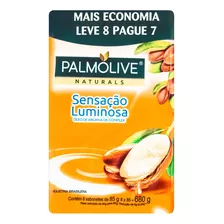 Sabão Em Barra Palmolive Naturals Sensação Luminosa De 85 G Pacote X 8