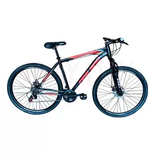 Bicicleta Mountain Firebird R29 21v Disco Suspension + Linga Color Negro/rojo Turbo Tamaño Del Cuadro S (estatura Menor A 1,70m)