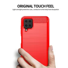 Funda Antigolpe Carbono Para Samsung A11 A12 A22 A32 A52 A72