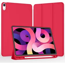 Case Folio Protector @ iPad Air 4ta Gen 10.9 2020 Rojo