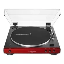 Toca Discos Bluetooth Audio Technica At-lp60xbt-rd Vermelho