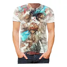 Camisa Camiseta The Promised Neverland Anime Mangá Série 08