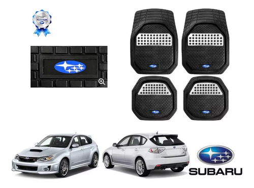 Tapetes 4pz Bandeja 3d Logo Subaru Impreza Hb 2006 A 2012 Foto 3