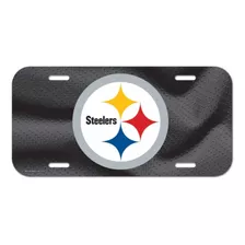 Placa Para Auto Acereros De Pittsburgh Steelers Producto Nfl