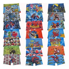 Kit 10 Cueca Kids Infantil Box Personagens Sublimada Confort