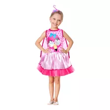 Fantasia Flamingo De Óculos Luxo Vestido Asa Tiara 2-10 Anos