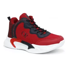 Zapatilla Ocean Pacific Juvenil Naruto-j23 Red Black