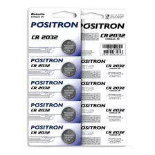 Bateria Positron Cr2032 (cartela Com 5 Peças)