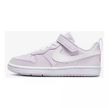 Tênis Nike Court Borough Low Recraft Infantil Cor Roxo Tamanho 28 Br