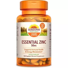 Sundown | Essential Zinc | 50mg | 100 Tabletas | Gluconato