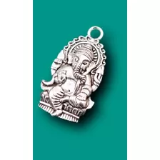 Colgante Medalla Lord Ganesha Con Gancho Pulsera 