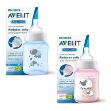 Mamadeira Philips Avent Classica 260ml Rosa Ou Azul