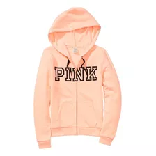 Campera Durazno Talle S Pink Logo Victoria's Secret