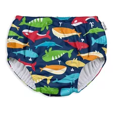 Pañal De Agua Reutilizable Iplay Navy Ballena