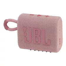 Alto-falante Portátil Jbl Go 3 Com Bluetooth Impermeável Rosa