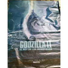 Banner Cine Original Poster Godzilla 2 