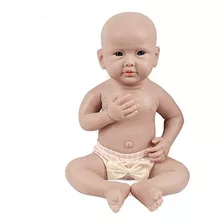 Vollence 20 Inch Eye Open Full Silicone Baby Dolls, Non Viny