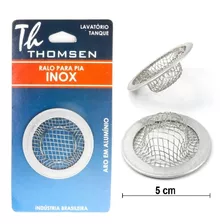 Ralo Para Pia De Banheiro Pequeno 5cm Inox - Thomsen