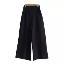 Pantalón Palazzo Tiro Alto Bota Ancha Mujer