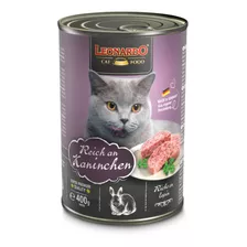 Alimento Leonardo Quality Selection Para Gato Adulto Sabor Conejo En Lata De 400g